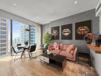 1 Bedroom Flat for Rent in Dubai Marina, Dubai - Sea/Marina View | Furnished | Dishwasher Installed