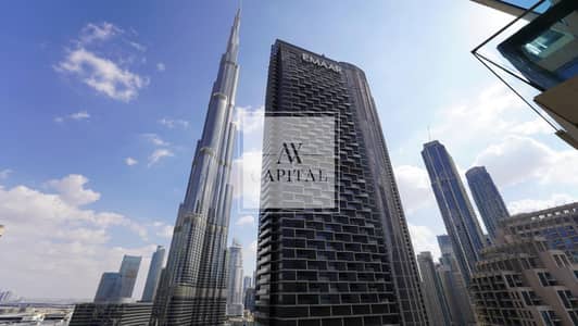 1 Bedroom Apartment for Rent in Downtown Dubai, Dubai - Fully Furnished | Low Floor | Burj View