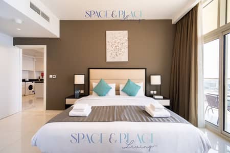 1 Bedroom Flat for Rent in Jumeirah Village Circle (JVC), Dubai - 1 BR | City View Over Look | High Floor | Fully Furnished