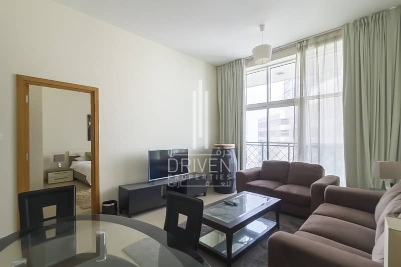 6 Fully Furnished 1 BR with Balcony for Rent