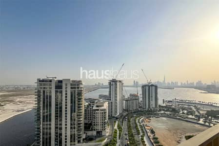 2 Bedroom Apartment for Rent in Dubai Creek Harbour, Dubai - Brand New | High Floor | Corner Unit | Burj View