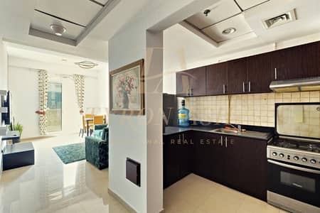 1 Bedroom Flat for Rent in Jumeirah Village Circle (JVC), Dubai - Fully Furnished | Scenic Community View