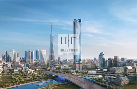 1 Bedroom Apartment for Sale in Business Bay, Dubai - Bayz 102 View7_Day_Final. jpg