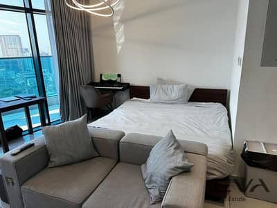Studio for Rent in Jumeirah Village Circle (JVC), Dubai - Furnished | On High Floor | Prime Location