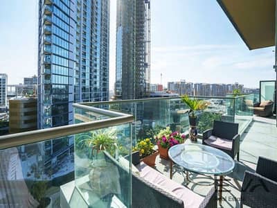 2 Bedroom Flat for Rent in Sobha Hartland, Dubai - Unique Layout | Pool View | Bright Unit