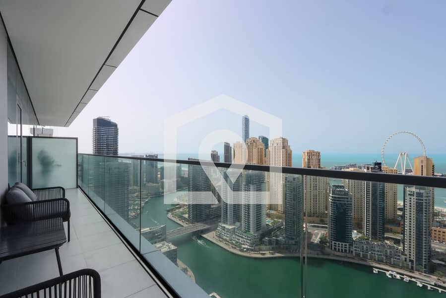 Livbnb 3BR | Full Sea & Ain View | Marina Promenade | Vida Residences