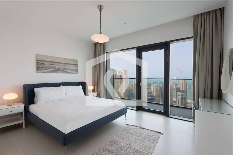 Livbnb 3BR | Full Sea & Ain View | Marina Promenade | Vida Residences