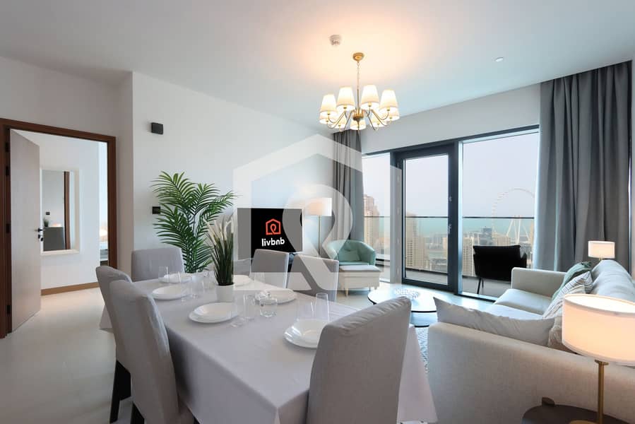 Livbnb 3BR | Full Sea & Ain View | Marina Promenade | Vida Residences - Image 6