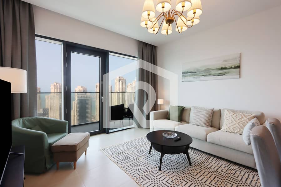 Livbnb 3BR | Full Sea & Ain View | Marina Promenade | Vida Residences - Image 7