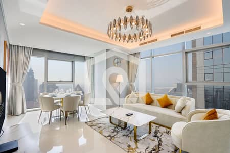 2 Bedroom Flat for Rent in Business Bay, Dubai - High-Floor Bright 2BR in Paramount by Livbnb