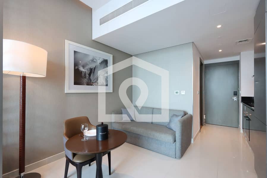 Livbnb - Classy Studio w Panoramic Dubai Canal View