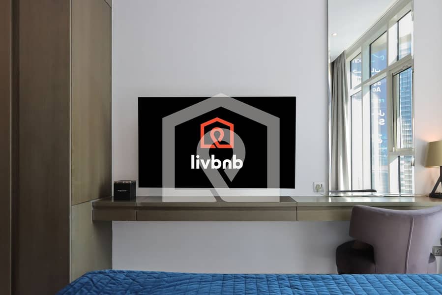 Livbnb - Classy Studio w Panoramic Dubai Canal View - Image 11