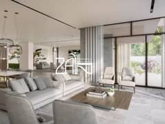 Chic Design Single Row Partial Sea and Garden View