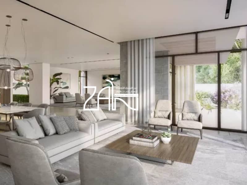 Chic Design Single Row Partial Sea and Garden View Chic Design Single Row Partial Sea and Garden View