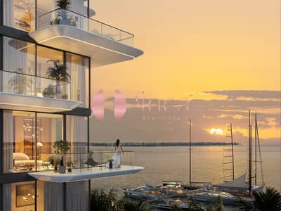 1 Bedroom Flat for Sale in Dubai Islands, Dubai - Windows & Balcony (Sunset). png