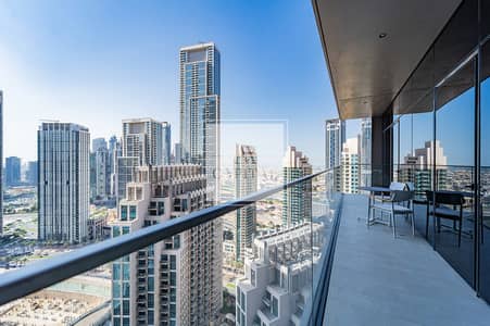 2 Bedroom Flat for Rent in Downtown Dubai, Dubai - Fully Furnished| Serviced | Sea view | High Floor