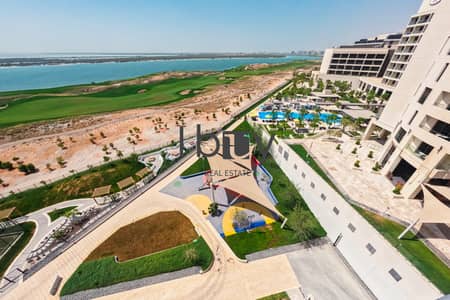 3 Bedroom Flat for Rent in Yas Island, Abu Dhabi - 3BR+Maid | Golf & Sea from Every Room | Upgraded