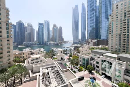 2 Bedroom Apartment for Sale in Dubai Marina, Dubai - 2BR + Study | Unfurnished | Full Marina View.