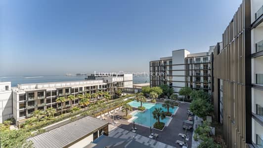 1 Bedroom Flat for Rent in Bluewaters Island, Dubai - Exclusive | DEWA Included | Pool and Sea view