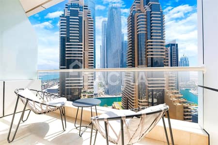 Studio for Sale in Dubai Marina, Dubai - VACANT | Furnished | Upgraded | Marina View