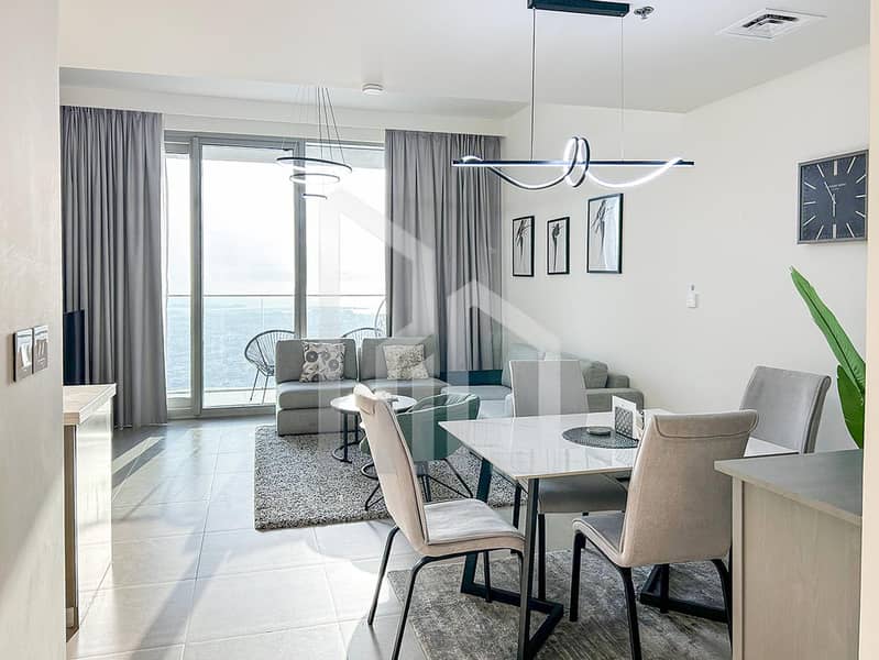 High floor l Fully Furnished | Big Balcony