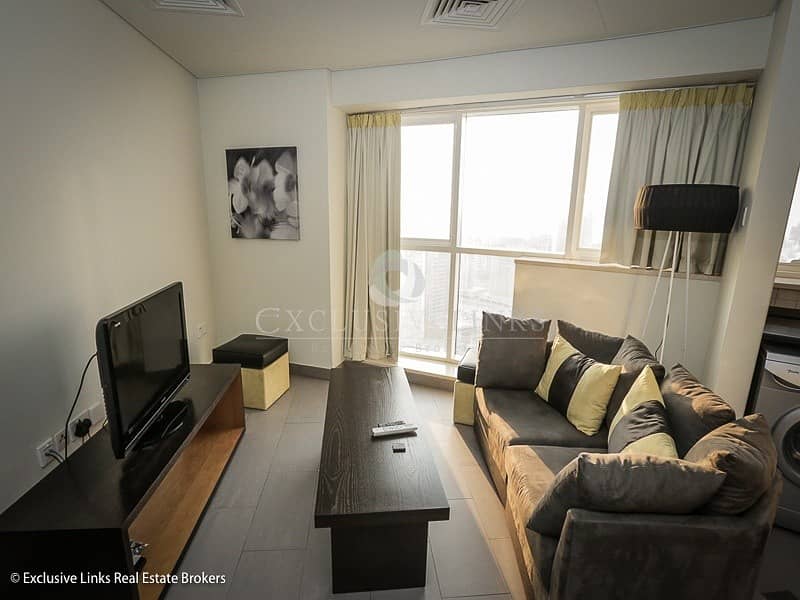 Luxury furnished 1 bed flat in quiet Sports City