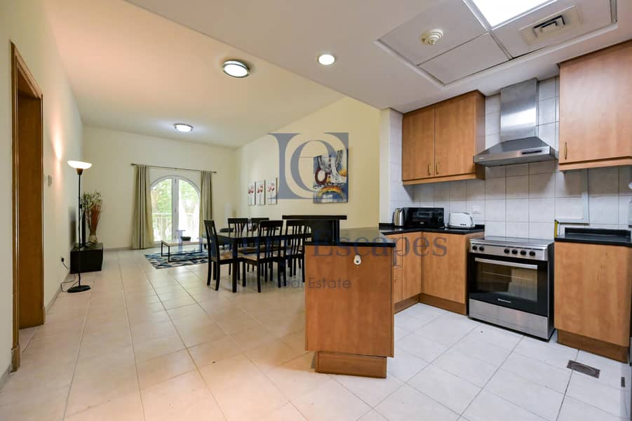 Spacious Furnished 1BR | With Balcony |Near Metro