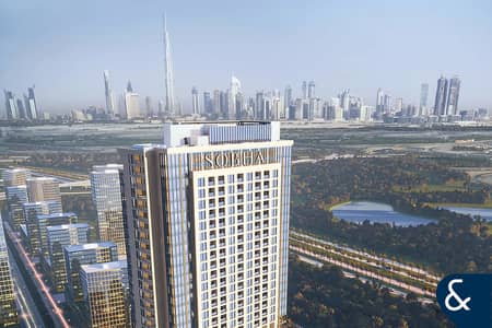 2 Bedroom Flat for Rent in Sobha Hartland, Dubai - Low Floor | Burj Khalifa View | 2 Bedroom