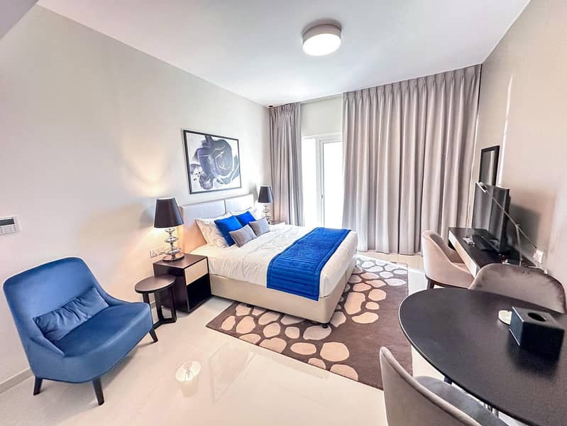 Spacious Studio I Fully Furnished I with Balcony
