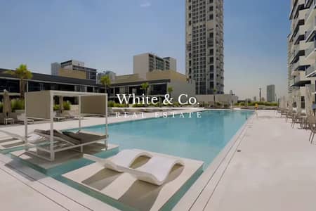 2 Bedroom Flat for Rent in Jumeirah Village Circle (JVC), Dubai - Furnished | Corner Unit | Flexy Cheques