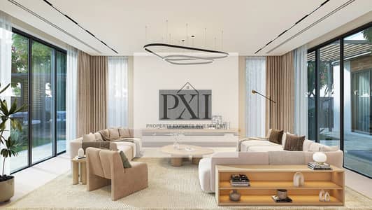 فیلا 4 غرف نوم للبيع في جزيرة الحديريات، أبوظبي - modon_alnaseem-villas_light_cgi02_living-area. jpg