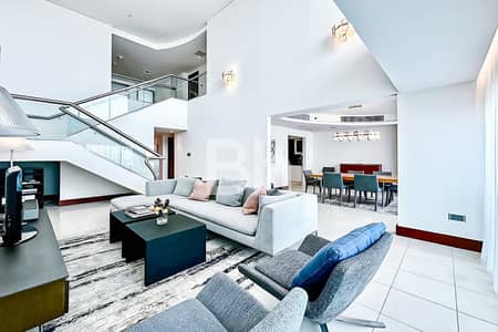 3 Bedroom Apartment for Rent in World Trade Centre, Dubai - Upgraded & Furnished 3BR Duplex + Maid | WTC Residence
