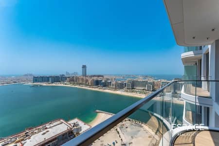 1 Bedroom Apartment for Rent in Dubai Harbour, Dubai - Full Palm View | Luxury | Highest Floor