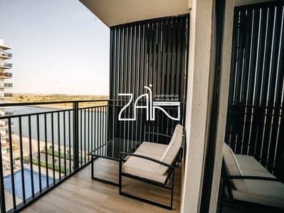 1 Bedroom Apartment for Rent in Yas Island, Abu Dhabi - Furnished 1BR! Featuring Partial Canal + Pool View