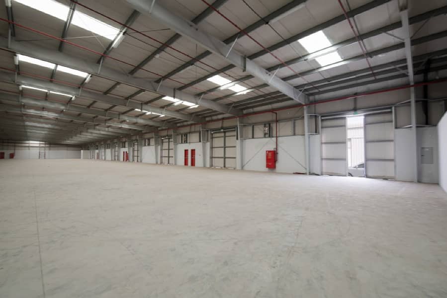 Main road 11,000 Sqft Warehouse with 3 Phase electricity opposite china mall Aljurf Ajman