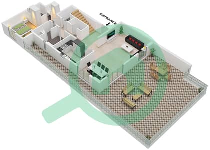 Crystal Residences Tower A - 4 Bedroom Apartment Type/unit 4D-B / UNIT 2 FLOOR 11,12 Floor plan