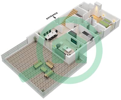 Crystal Residences Tower A - 4 Bedroom Apartment Type/unit 4D-A / UNIT 1 FLOOR 11,12 Floor plan