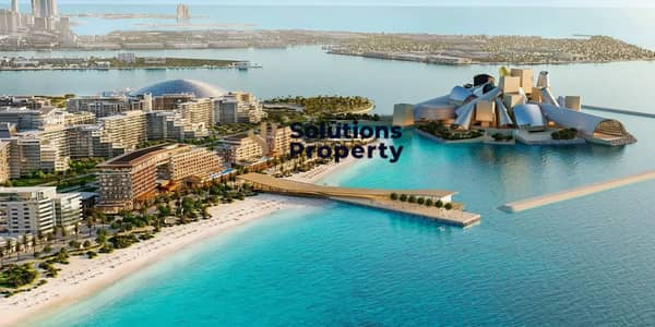 萨迪亚特岛， 阿布扎比 1 卧室单位待售 - nobu-residences-saadiyat-aldar-aerial-view. jpg