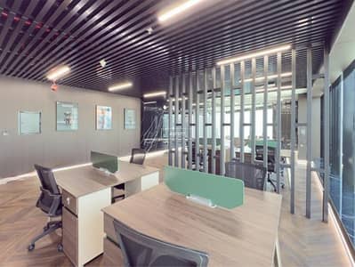 Office for Rent in Business Bay, Dubai - Furnished | Burj Khalifa View | Close to Metro