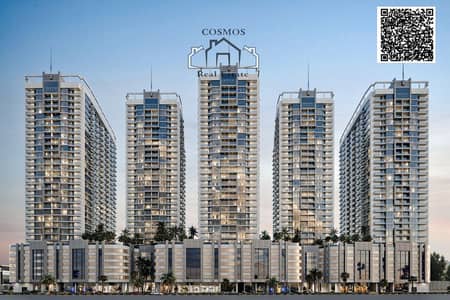فلیٹ 1 غرفة نوم للبيع في المنطقة الحرة عجمان، عجمان - Ajman Creek Towers Road View. jpg