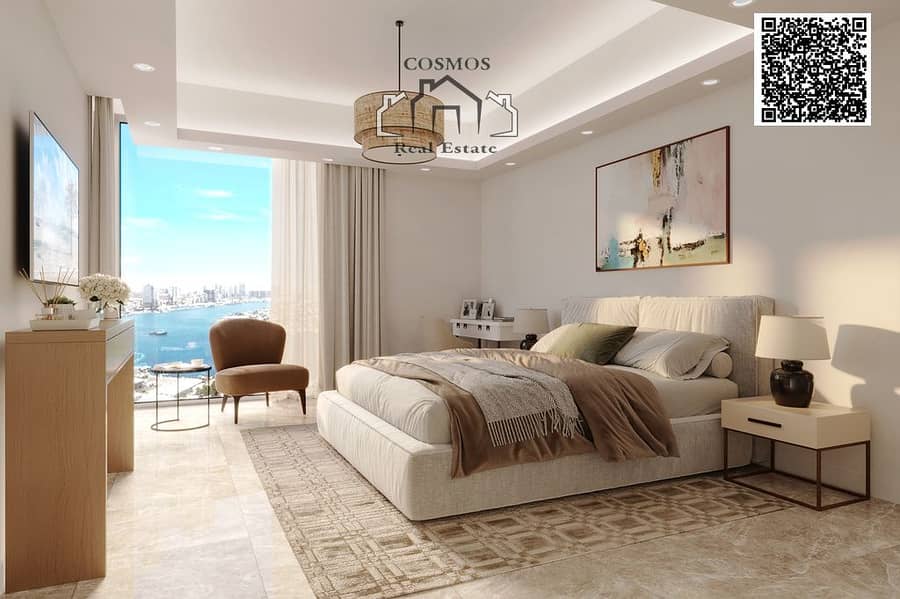 4 Standard Apt Bedroom Ajman Creek Towers. jpg
