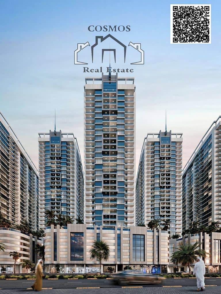 9 Ajman Creek Towers Single Tower View. jpg