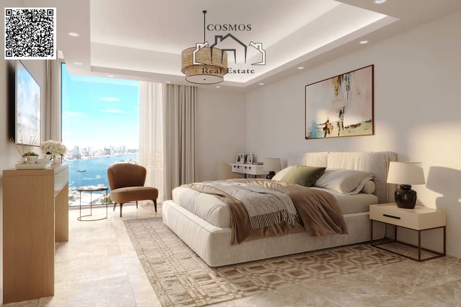 11 Standard Apt Bedroom Ajman Creek Towers. jpg