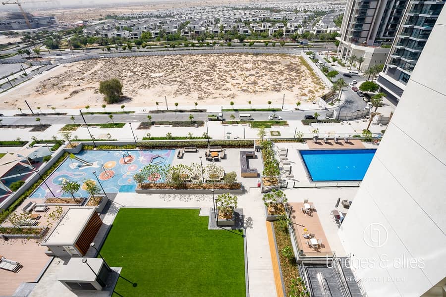 POOL VIEW | FULLY  FURNISHED| 2BR WITH 2 BALCONIES