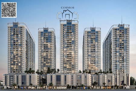 فلیٹ 2 غرفة نوم للبيع في المنطقة الحرة عجمان، عجمان - Ajman Creek Towers Road View. jpg