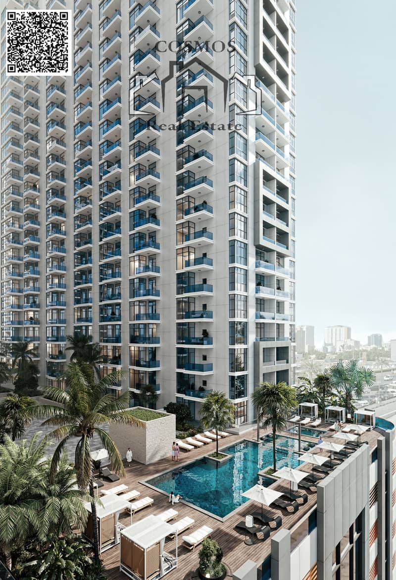 5 Ajman Creek Towers Pool View 2. jpg