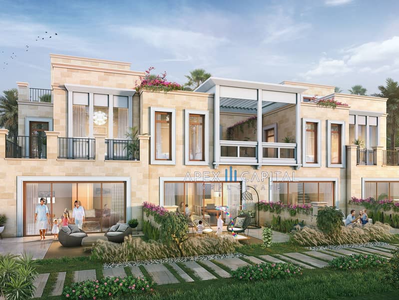 8 Malta - 5 and 4 br LR Rear View. jpg