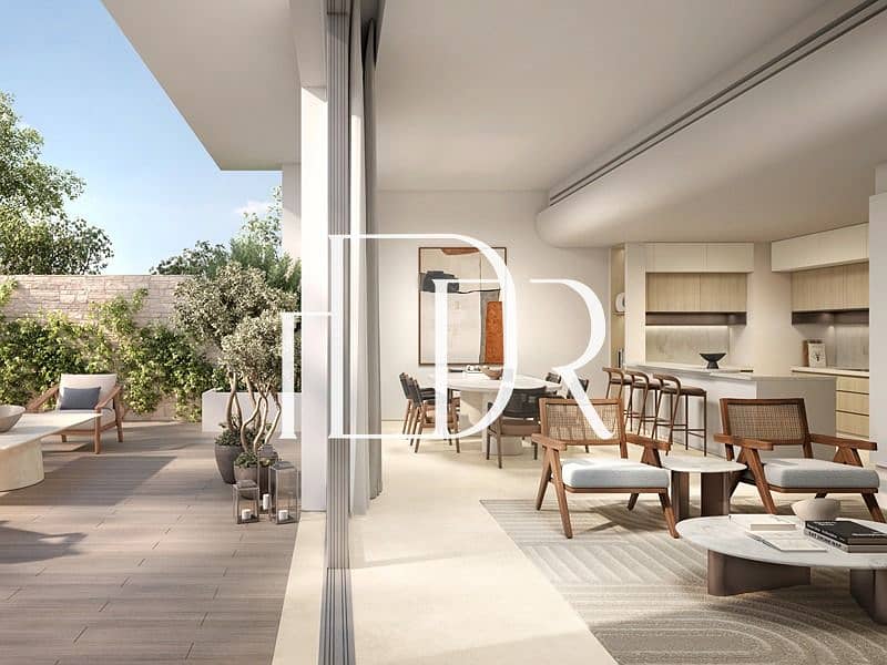 6 Thoraya_Townhouse_Living Room_Outdoor Terrace. jpg