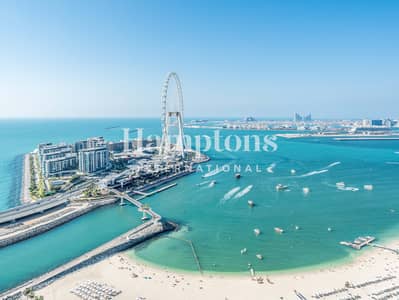 朱美拉海滩住宅（JBR）， 迪拜 1 卧室公寓待租 - 位于朱美拉海滩住宅（JBR），朱美拉谦恭度假酒店和水疗中心，朱美拉门户1号大厦 1 卧室的公寓 160000 AED - 11963098