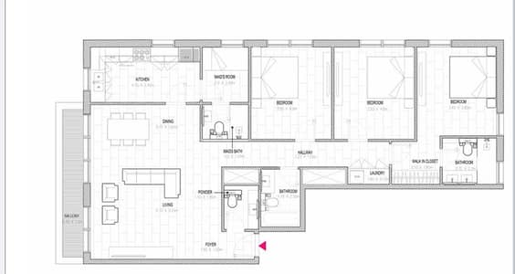 姆瓦伊莱社区， 夏尔迦 3 卧室公寓待售 - 3BO1A. png